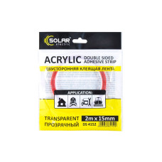 Banda dublu adeziva Solar transpare..