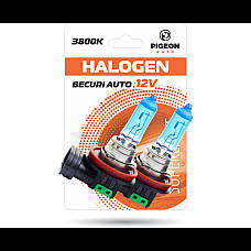 Lampa auto H11 2 buc. albastru..