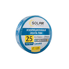 Изолента синяя термостойкая SOLAR 0..