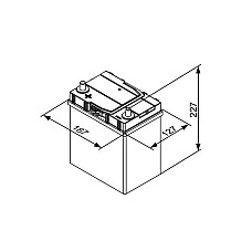 Acumulator 40AH 330A(JIS) cleme 1 (..