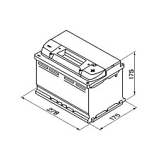 Acumulator 72AH 680A(EN) cleme 0 (2..