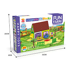 Строитель 3D магнит 39шт..