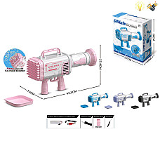 Pistol cu bule de sapun cu lumini..