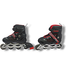 Красные/черные ролики, колеса с ого..