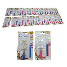 Lumanare muzicale  cifra 9 (1 buc)..