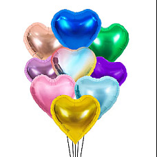 Balon inimă Albastru deschis –..