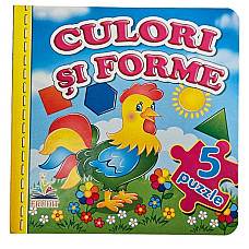 Cartea puzzle - Culori si forme..