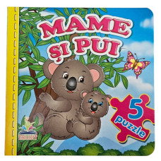 Cartea puzzle (mame si pui)..