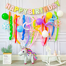 Set baloane Happy Birthday cu Unico..