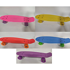 Pennyboard din plastic, roti PU cu ..