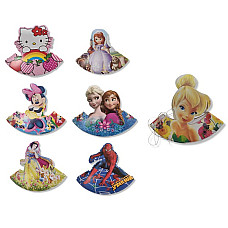 Картонная корона Персонажи 6 шт 33..