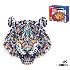 Puzzle din lemn (cu piese-animale)..