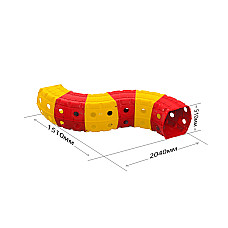 Туннель для горки 6 секций (красно-..