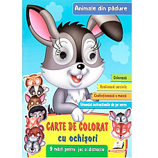 Carte de colorat cu ochisori - Anim..