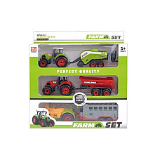 Set tractor din metal (3 buc) 21..