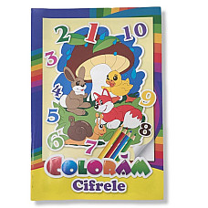 Privim si coloram - Cifrele..
