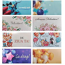 Открытка-конверт  (1 шт) ассорти..