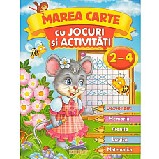 Marea carte cu jocuri și activ. 2-4..