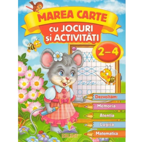 Marea carte cu jocuri și activ. 2-4