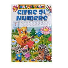 Invat sa scriu A4 Cifre si numere E..