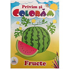 Privim si coloram - Fructe..