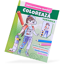 Coloreaza+autocolante - Veronica..