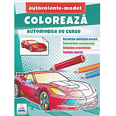 Coloreaza+autocolante -  Automobile..