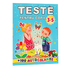 Teste cu autocolante 3-5 ani..