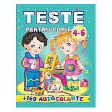 Teste cu autocolante 4-6 ani..