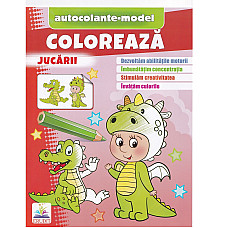Coloreaza+autocolante - Jucarii..