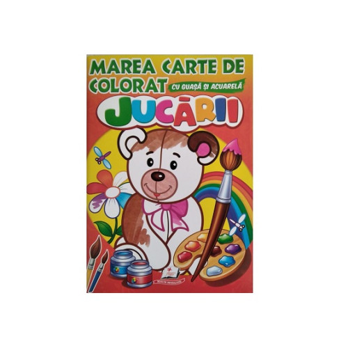 Marea carte de colorat acuarela Jucarii 44