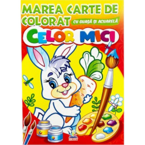 Marea carte de colorat acuarelă - Celor mici