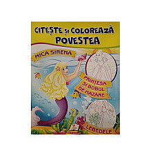 Citeste si coloreaza - Printesa si ..