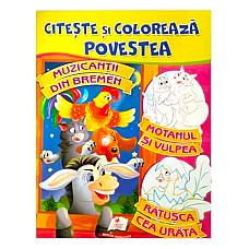 Citeste si coloreaza - Muzicantii d..