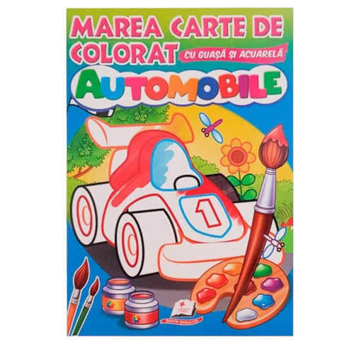 Marea carte de colorat acuarela - Automobile 44