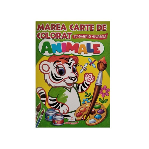Marea carte de colorat acuarela_Animale 44