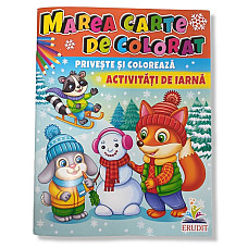 Privește și colorează IARNA ERUDIT..