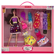 Papusa cu imbracaminte (Cutie deter..