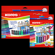 Маркеры Kores 24 цвета Washable –..