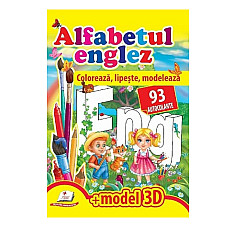 Coloreaza,lipeste - Alfabetul engle..