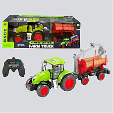 Tractor cu R/C si lumini..