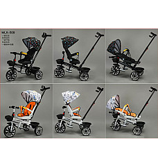 Tricicleta din metal cu scaun rotat..