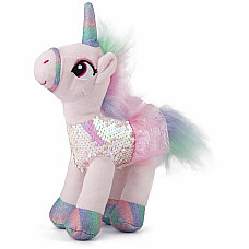 Jucarie moale Unicorn in rochie cu ..