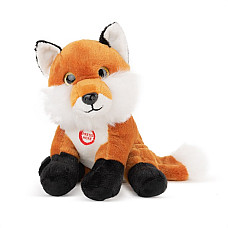 Мягкая игрушка Лиса со звуком 19 см..