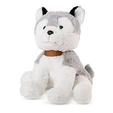 Jucarie moale caine Husky 33 cm - 0..