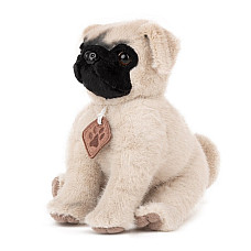 Jucarie moale Caine mops  20 cm - 0..