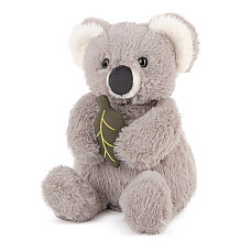 Jucarie moale Koala cu frunza 23 cm..