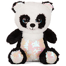 Jucarie moale Panda cu paiete Asort..