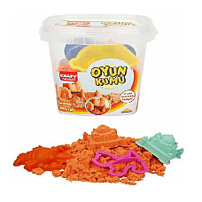 Set nisip kinetic oranj (350gr)..