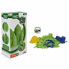 Set nisip kinetic verde (1000gr)..